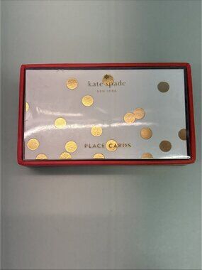Kate Spade Place Cards ( 12 Fold Over Cards )